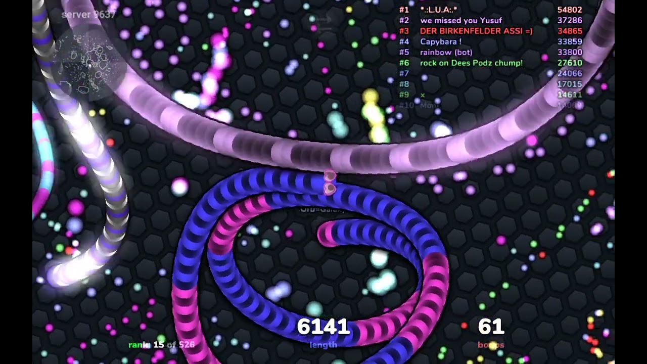 ITS RAINING SNAKES !!! | Eating Snakeyrain And Getting 10,000+ In Slither.io!!!