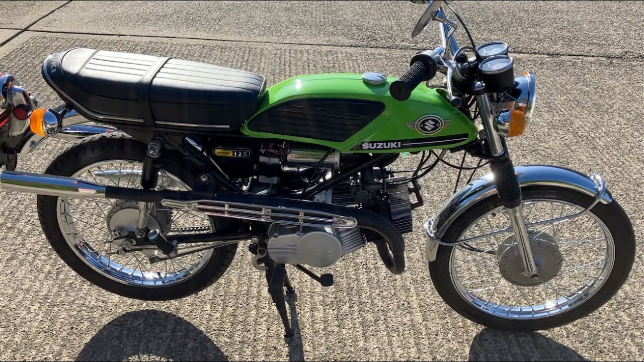 Suzuki T125 Stinger — осмотр и короткая поездка (классический мотоцикл)