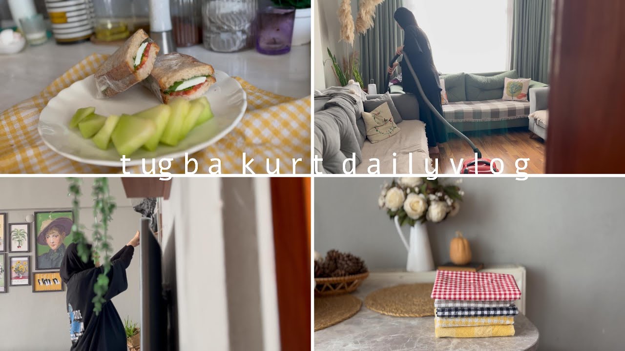 dailyvlog130|Bayram temizliği,beyaz sabunlu mutfak bezleri,hastane çantam #cleaning #temizlik #asmr