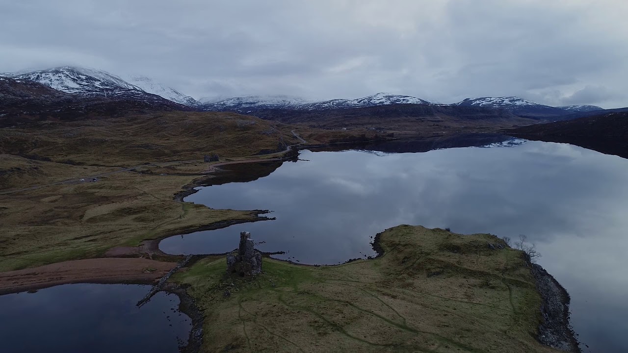 Ardvreck Castle , Loch Assynt NW Scottish Highlands.