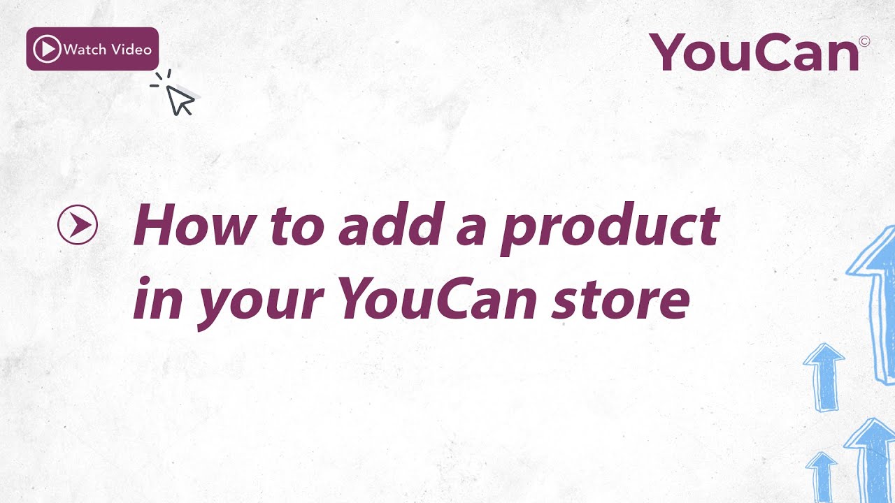 #YouCan : How to add a product