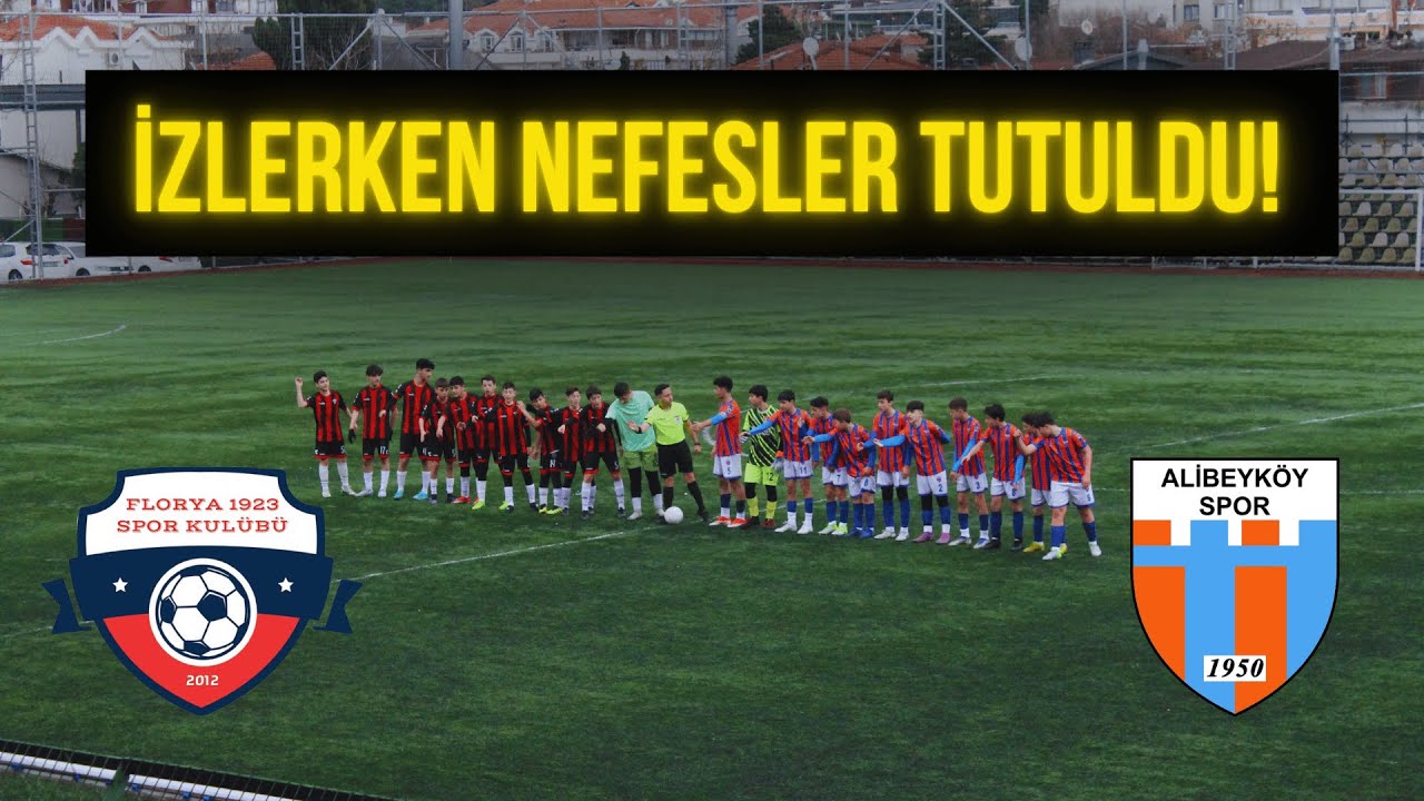 NEFES KESEN MÜCADELEDE KAZANAN KİM OLDU?! Florya 1923 - Alibeyköy | U15 Ligi Maç Özeti