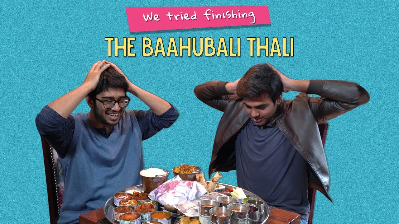 We Tried Finishing The Baahubali Thali | Ft. Akshay & Kaustubh