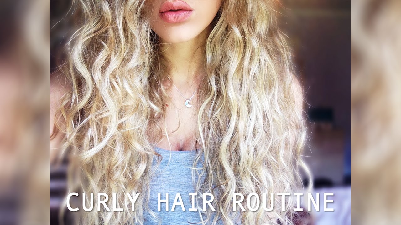 Curly/Wavy Hair Tutorial from Wet to Dry ☆