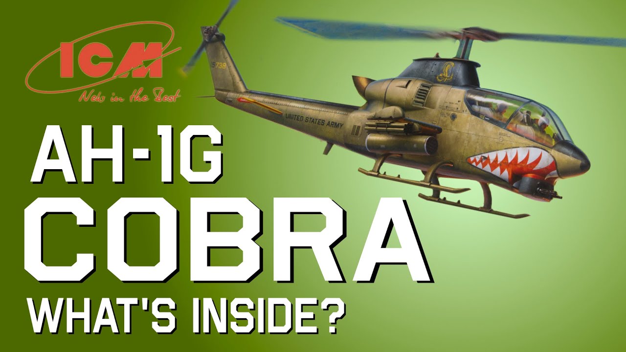 ICM NEW AH-1G COBRA!! What's in the box of the new 1/35th scale kit?