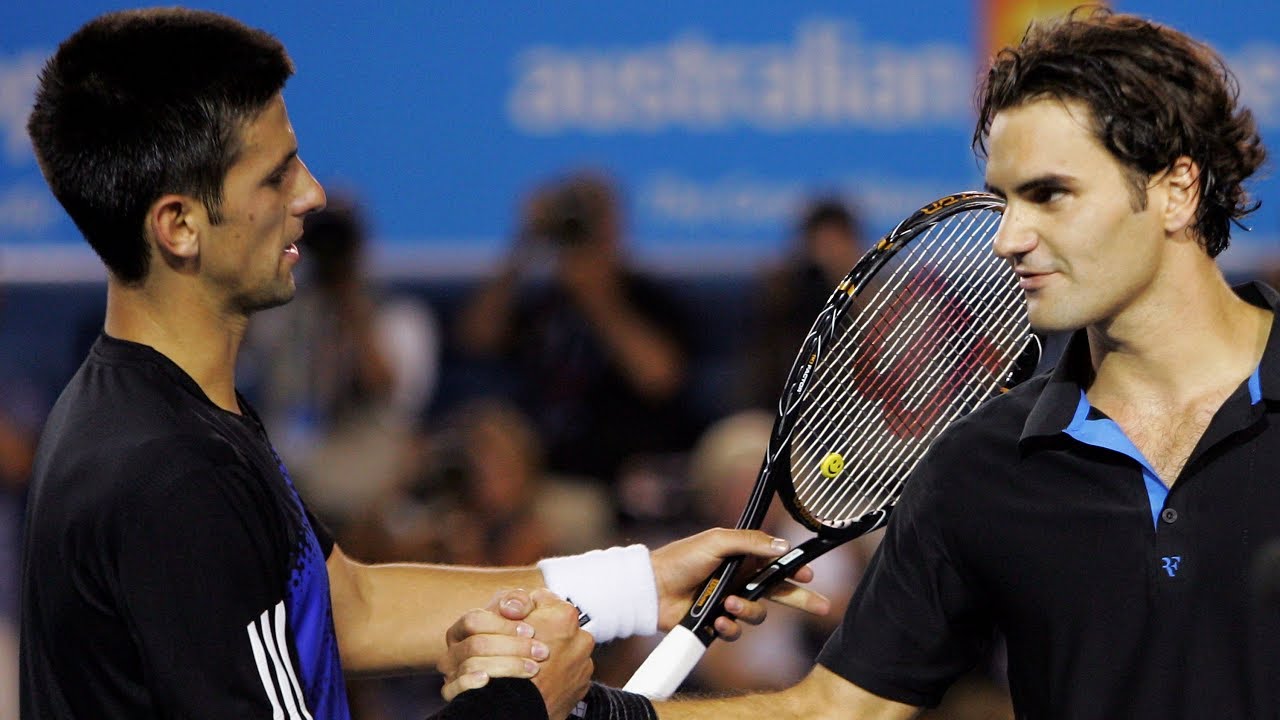 Novak Djokovic vs Roger Federer 2008 Australian Open SF Highlights