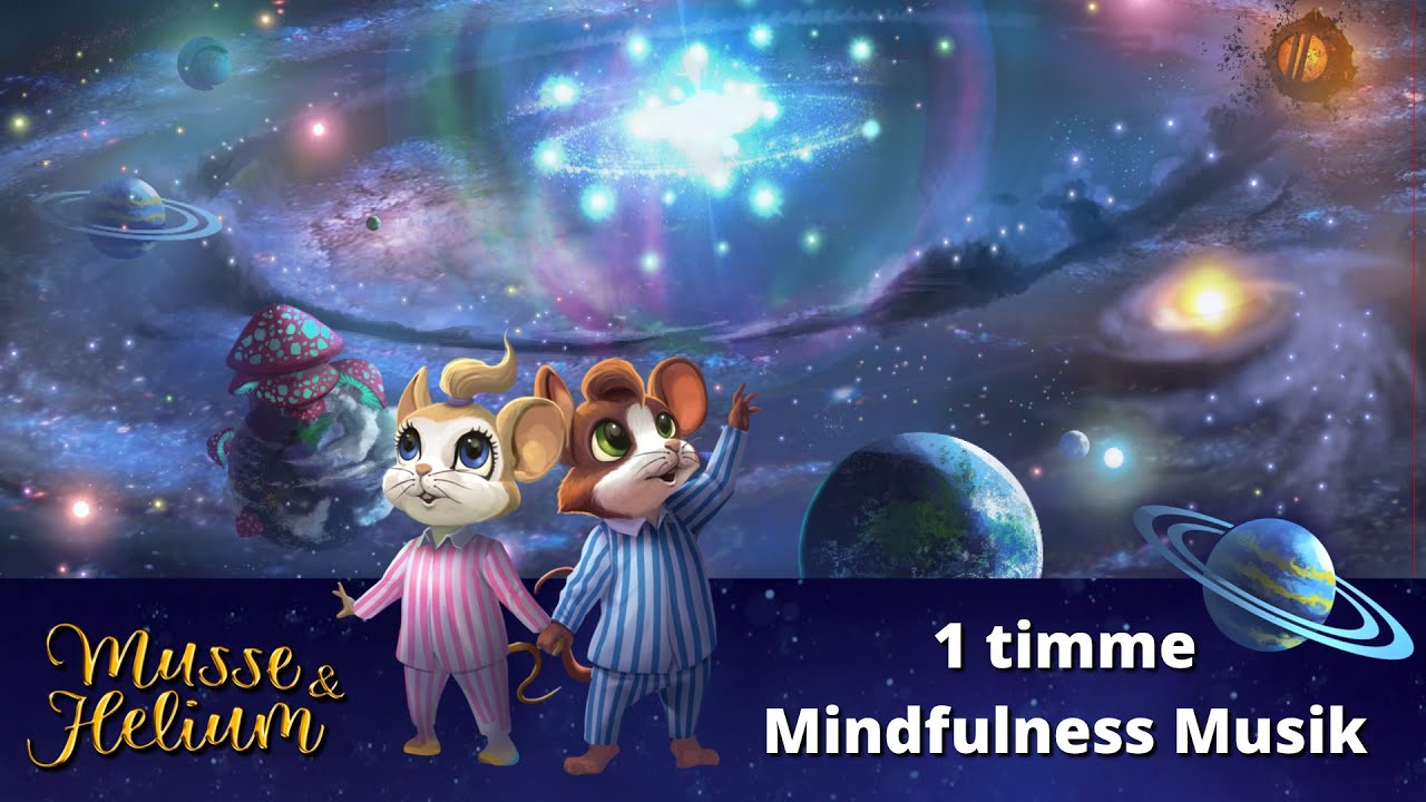 1 timme Avkopplande Mindfulness Musik i Rymden | Meditation | Sovstund | Barnanimation | Avslappning