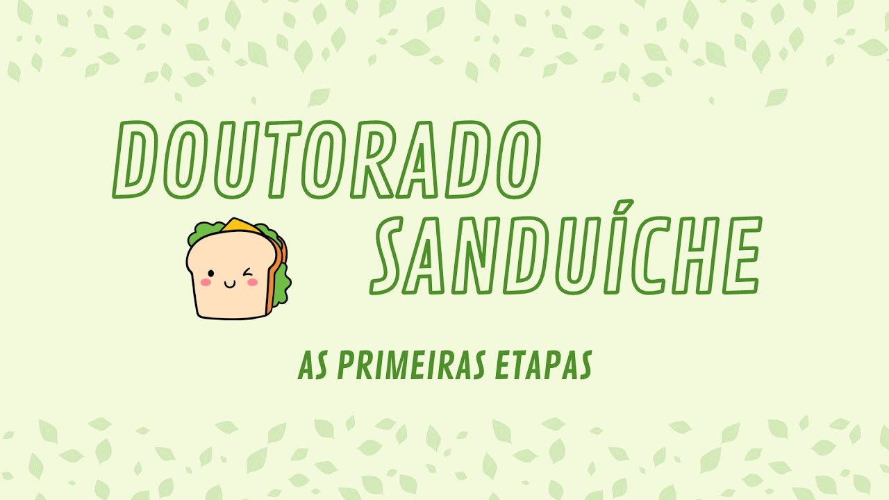 Doutorado sanduíche - as primeiras etapas