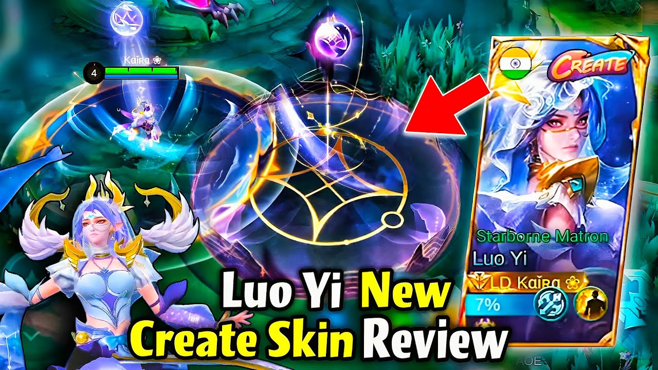 Luo Yi New Create Skin Gameplay!🔮 Starborne Matron✨