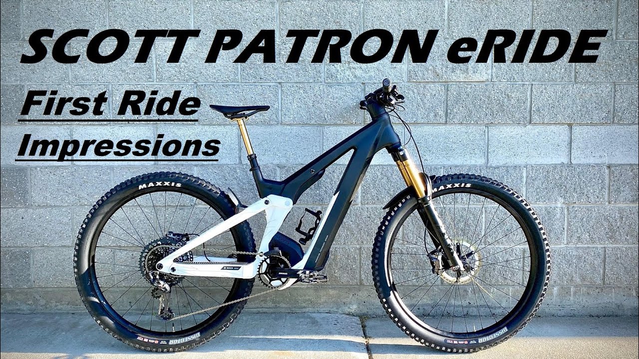 Scott Patron E Ride First Ride Review | The Bat Mobile of EMTB's!