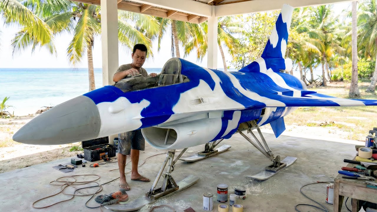 Man Builds SU35 Jet Boat from Scratch | Start to Finish by @Thanh Super Boat