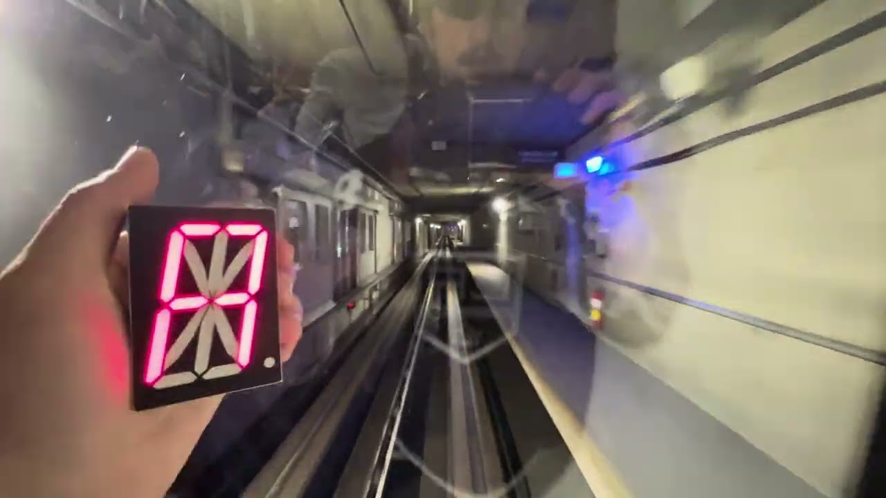 EPIC HUMMING PROCESSORS! Denver Airport Train Round Trip Between C & A Gates