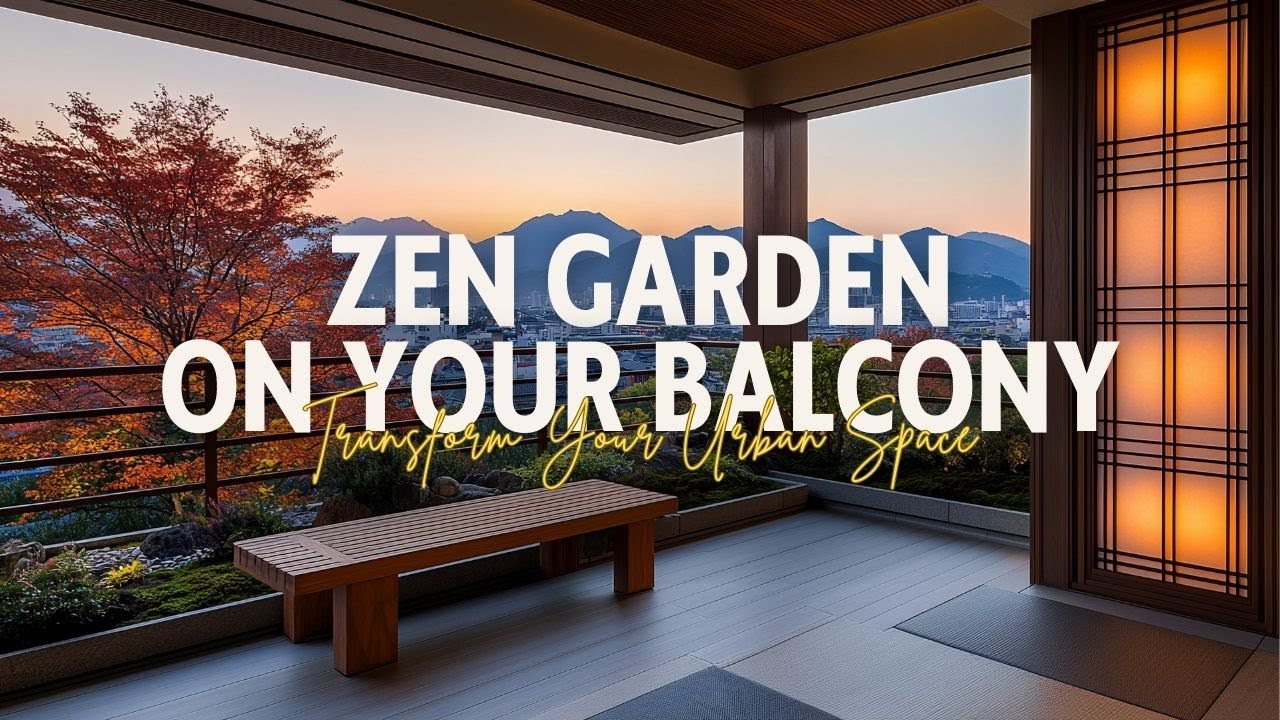 Create a Japanese Zen Garden on Your Balcony