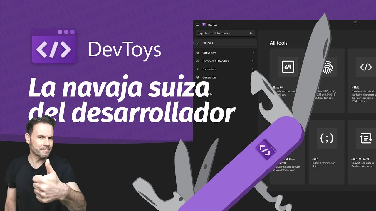 DevToys: la navaja suiza del desarrollador
