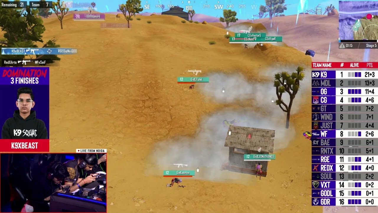 Эпическое противостояние Джонатана 1 на 3 | Финал 6-го сезона BGMI Snapdragon Mobile Challenge в ...