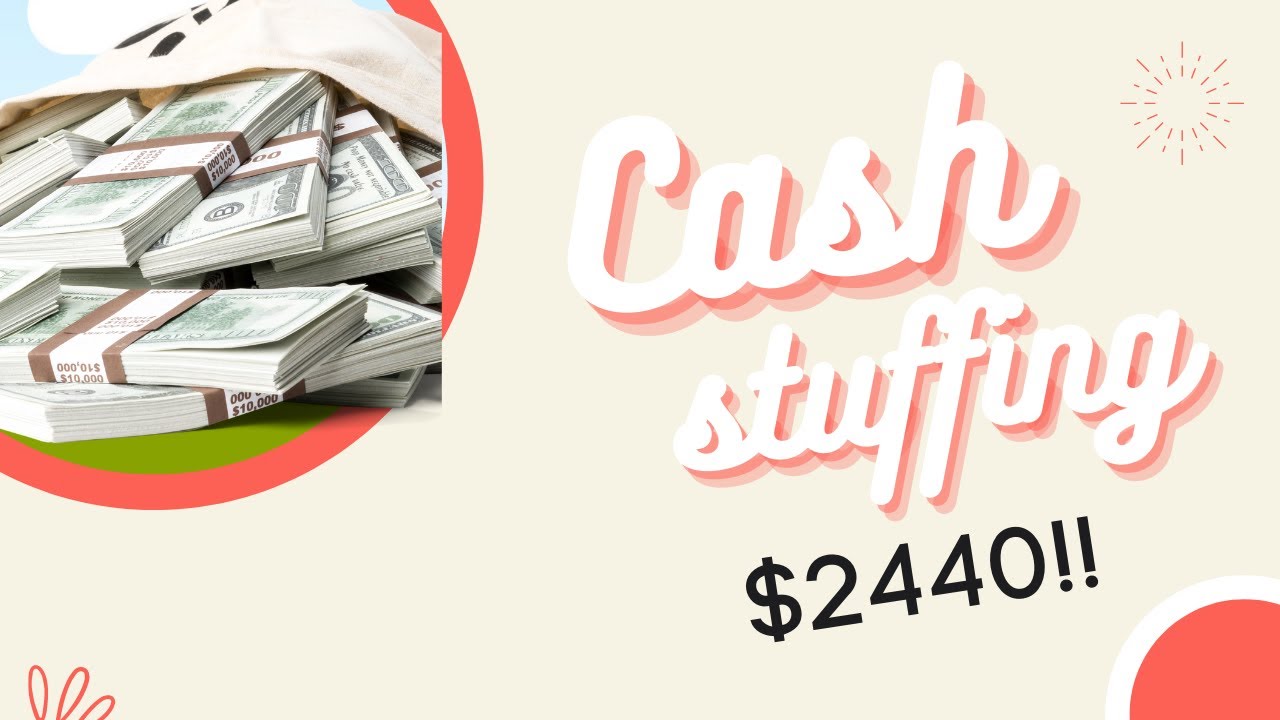 My First Ever Cash Stuffing Video - $2440!  Budget With Me, Dave Ramsey style!