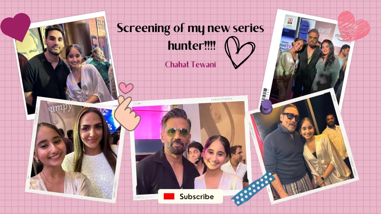 Screening of my New Series😍 l VLOG l Chahat Tewani