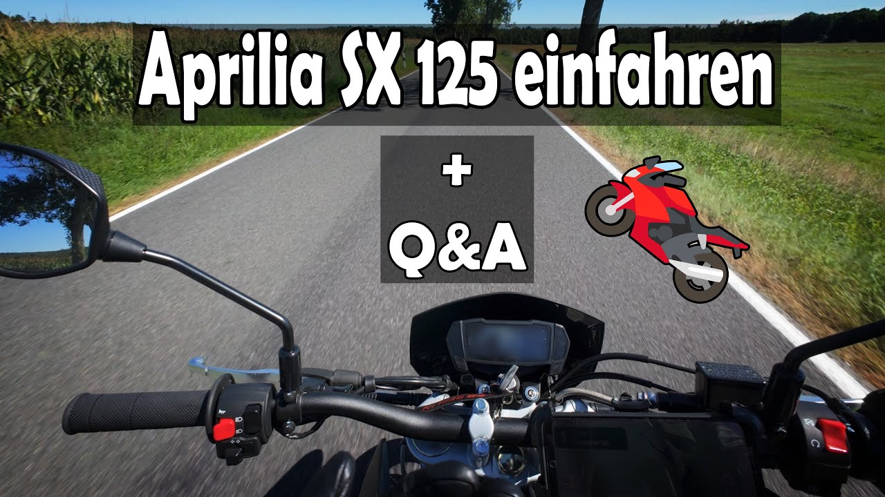 🏍️Motovlog Q&A | Aprilia SX 125 einfahren🛣️