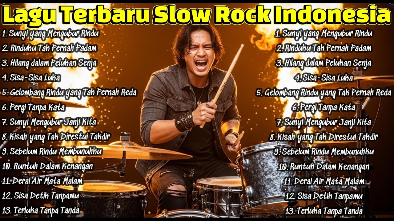 Slow Rock Nostalgia Terbaik 2026 🎶 Playlist Kerja Bikin Fokus & Tenang
