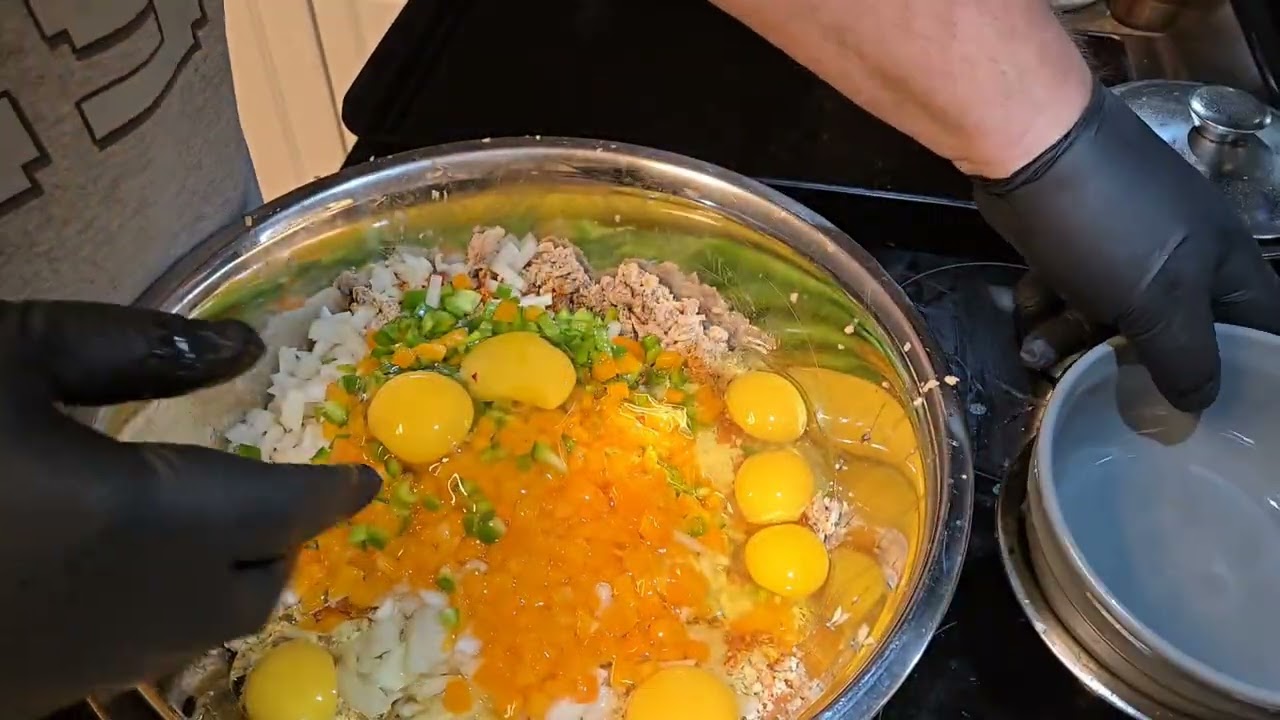 Baked Salmon Patties and Dill sauce