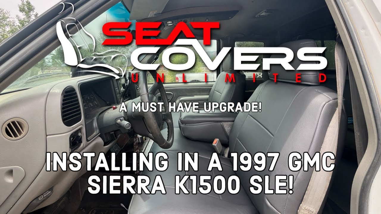 INSTALLING SEAT COVERS UNLIMITED IN MY 1997 40/60 GMC SIERRA K1500! (A MUST HAVE UPGRADE!)