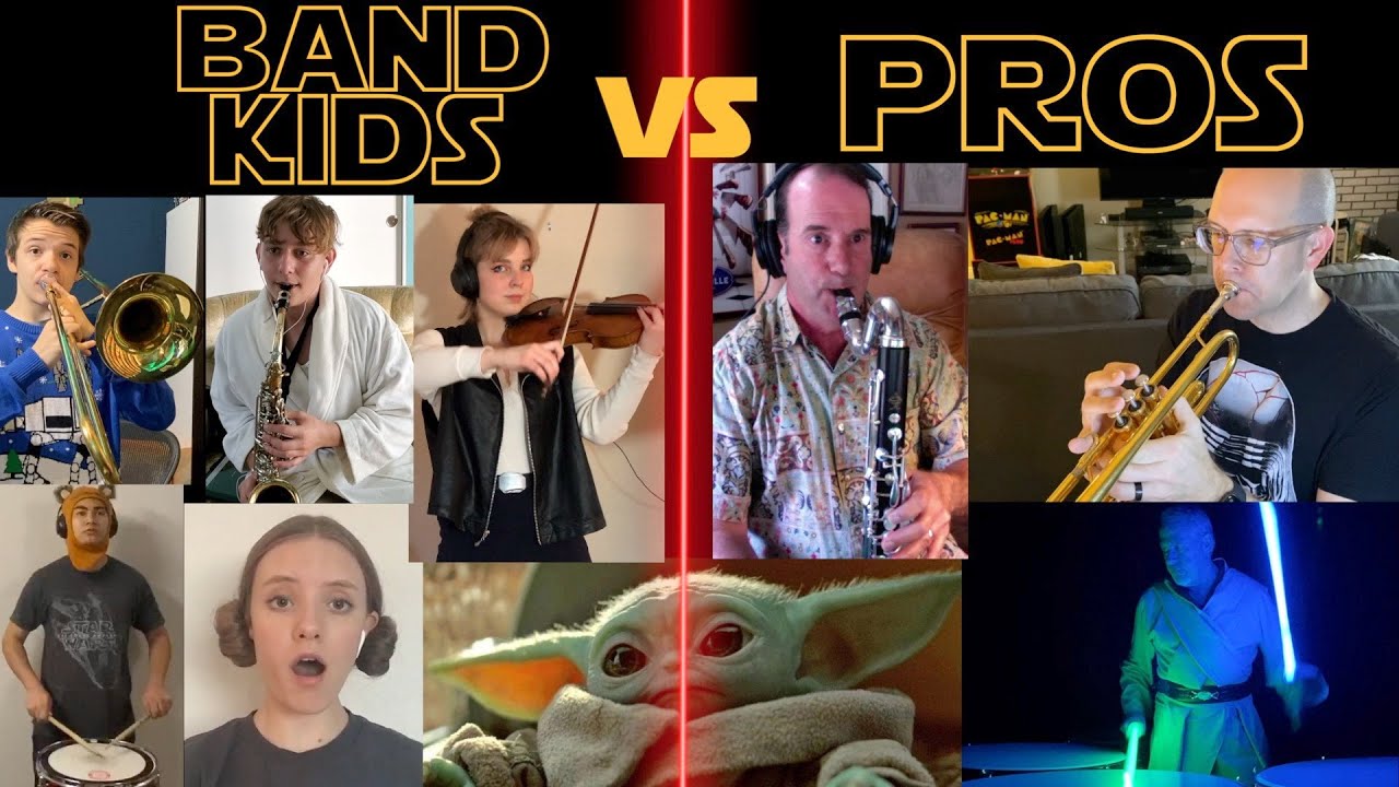 Star Wars Music - Band Kids vs. Pros