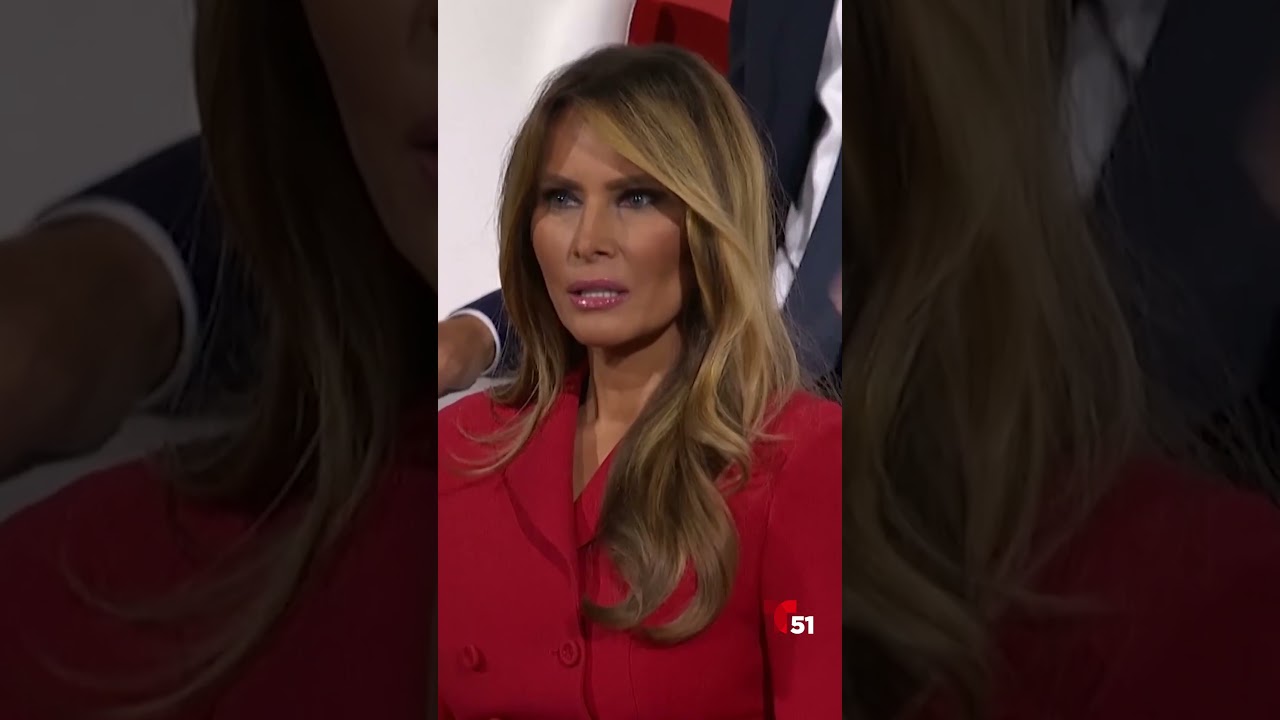 Donald Trump y Melania Trump en la Convención Nacional Republicana