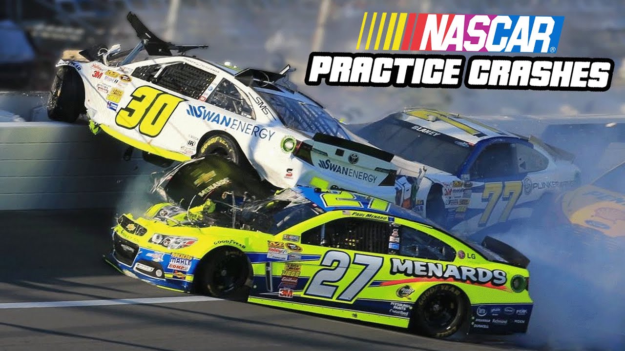 NASCAR Practice Crashes #1