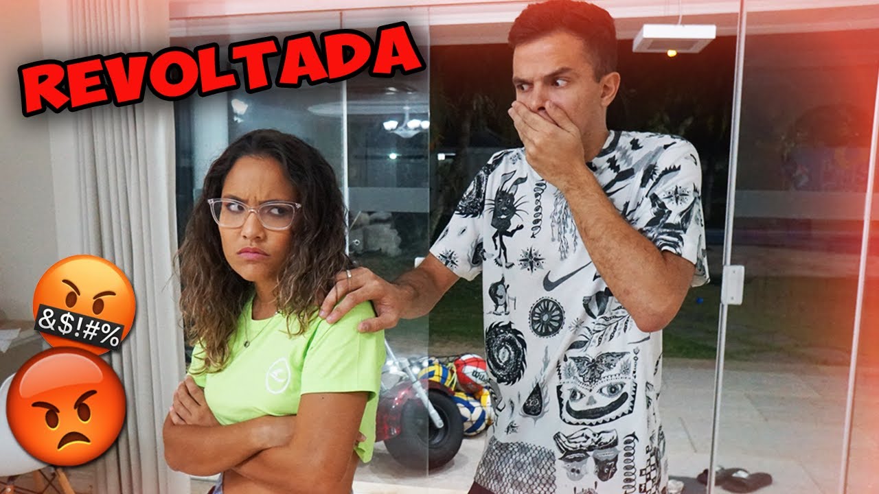 DEIXEI MINHA NAMORADA SUPER REVOLTADA! - DEU RUIM