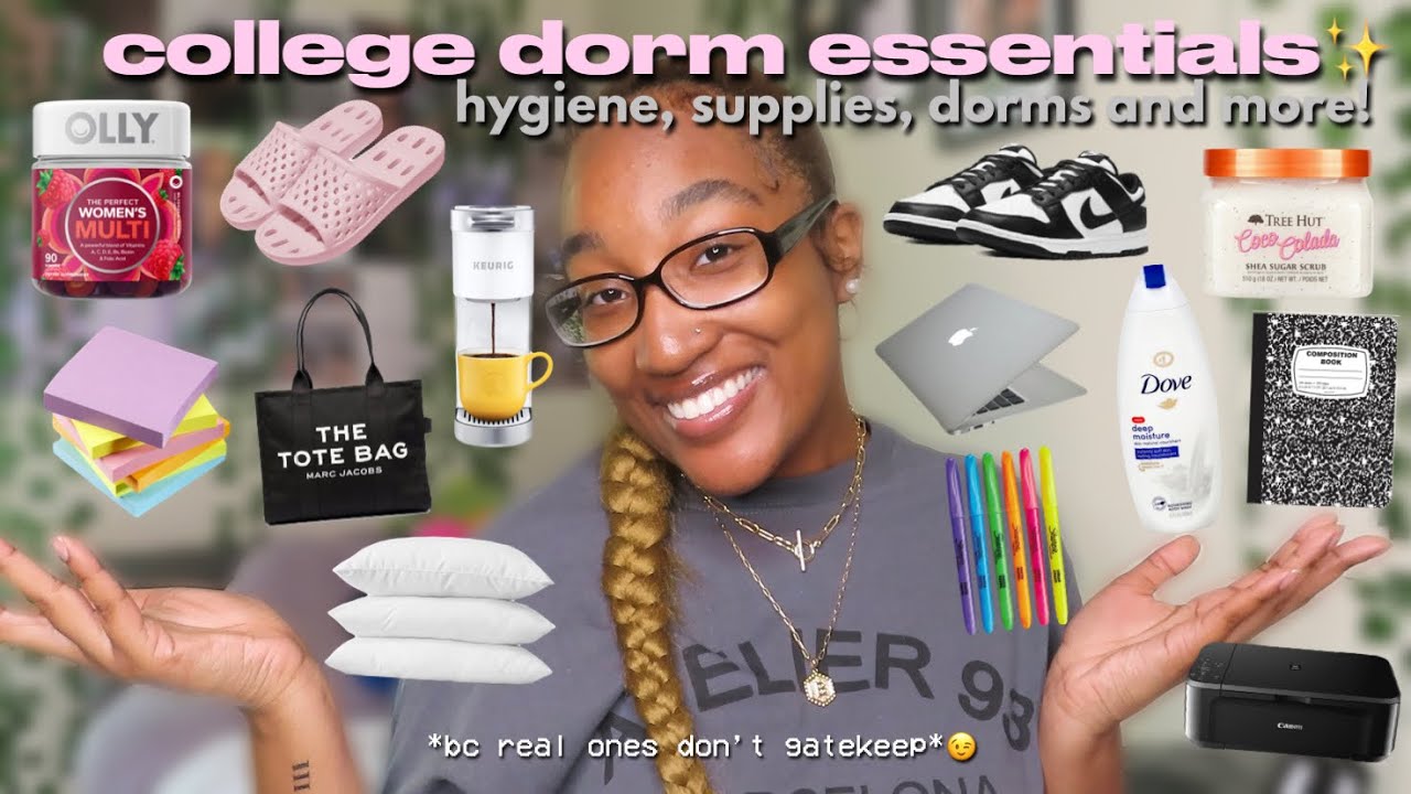 college dorm essentials! 📓 *clothes, self-care products, dorm needs + more!* || brooklyn nicole