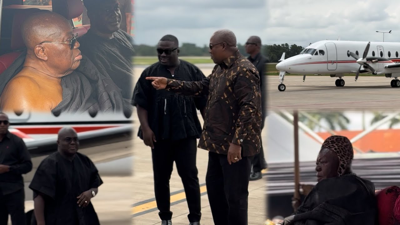Prz Mahama, Nana Addo & Dr Frank Amoakohene Arrival at Asantehemaa Dote Yie 