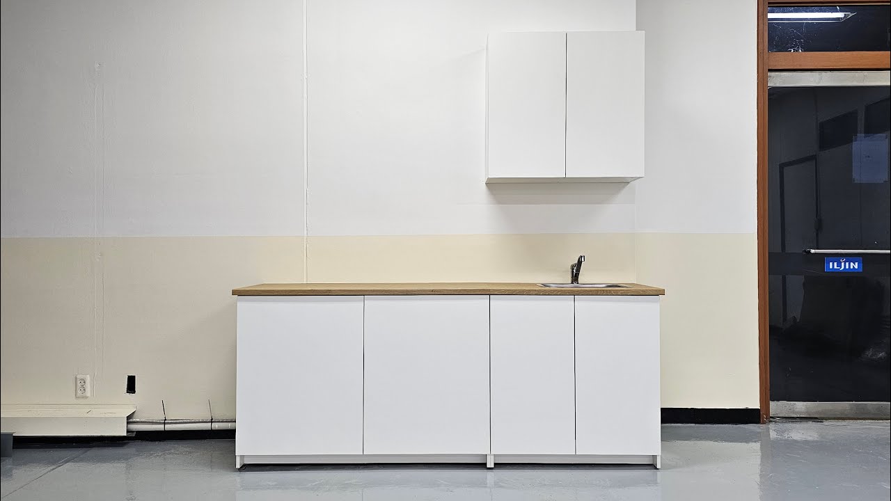 이케아 싱크대 설치-KNOXHULT 크녹스훌트, LAGAN 라간 수전, FYNDIG 퓐디그 싱크볼