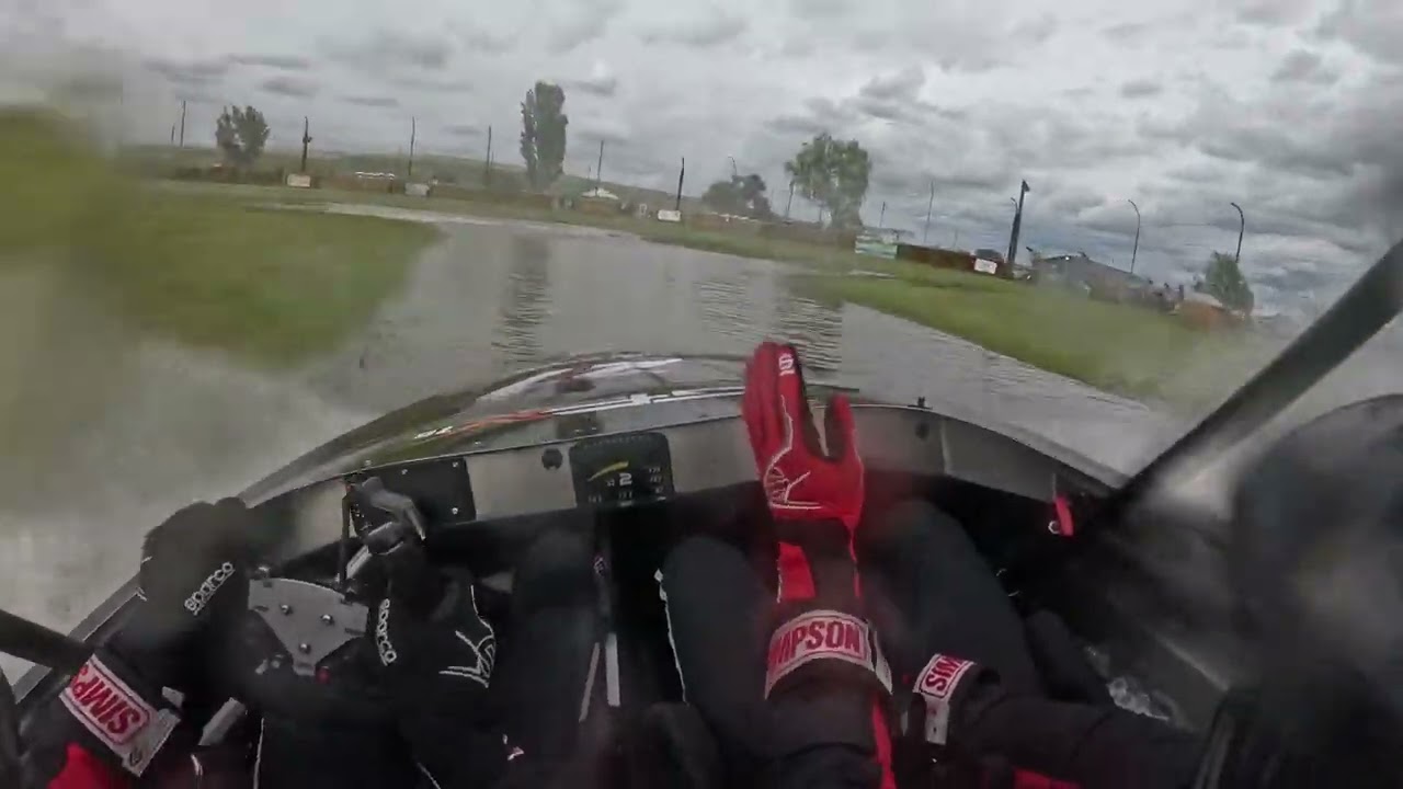 Procharged sprint boat hits the track at Webbs Slough