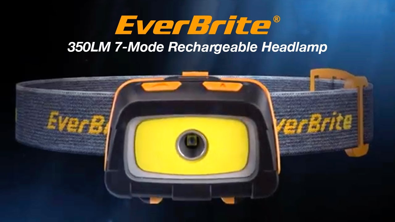 EverBrite&reg; | 350 Lumen 7-Mode Rechargeable Headlamp