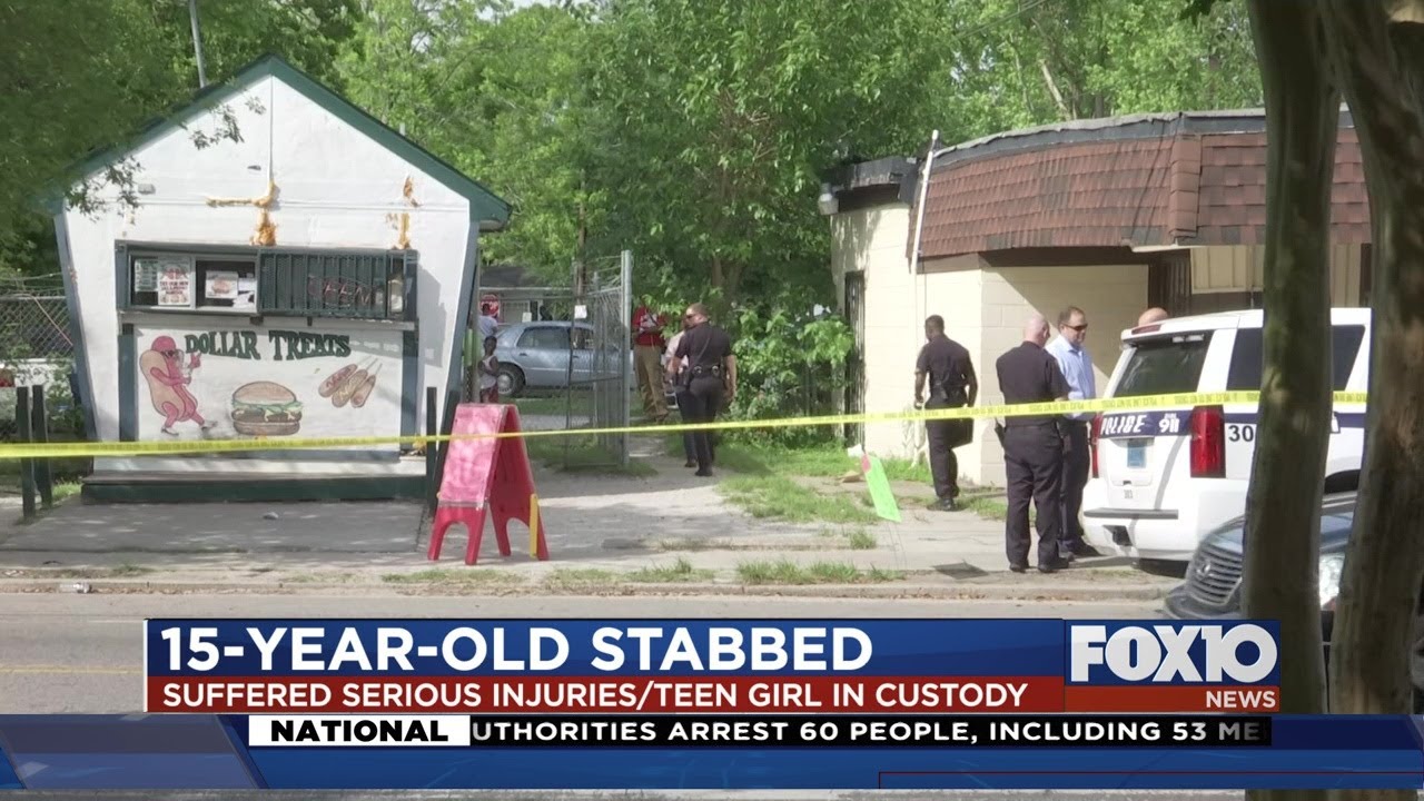 15-year-old boy stabbed in Mobile, 16-year-old girl arrested