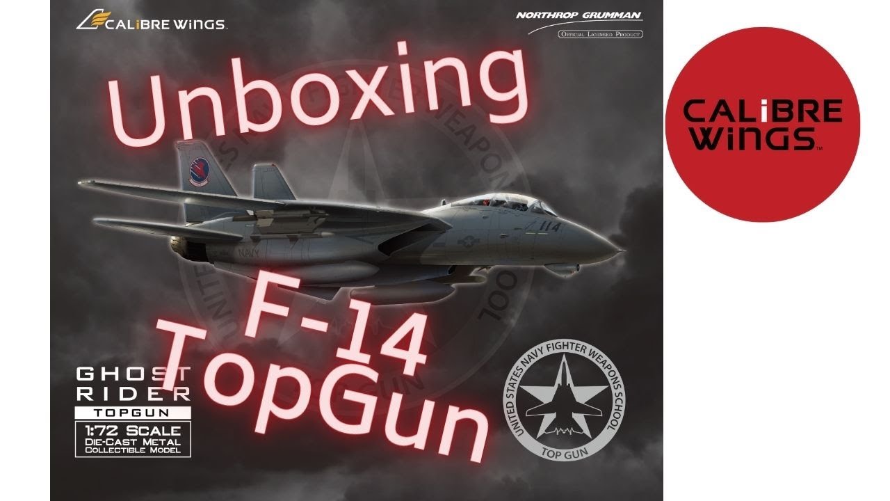 Unboxing Calibre Wings CA72TP02 TopGun Die-Cast Metal Scale Model