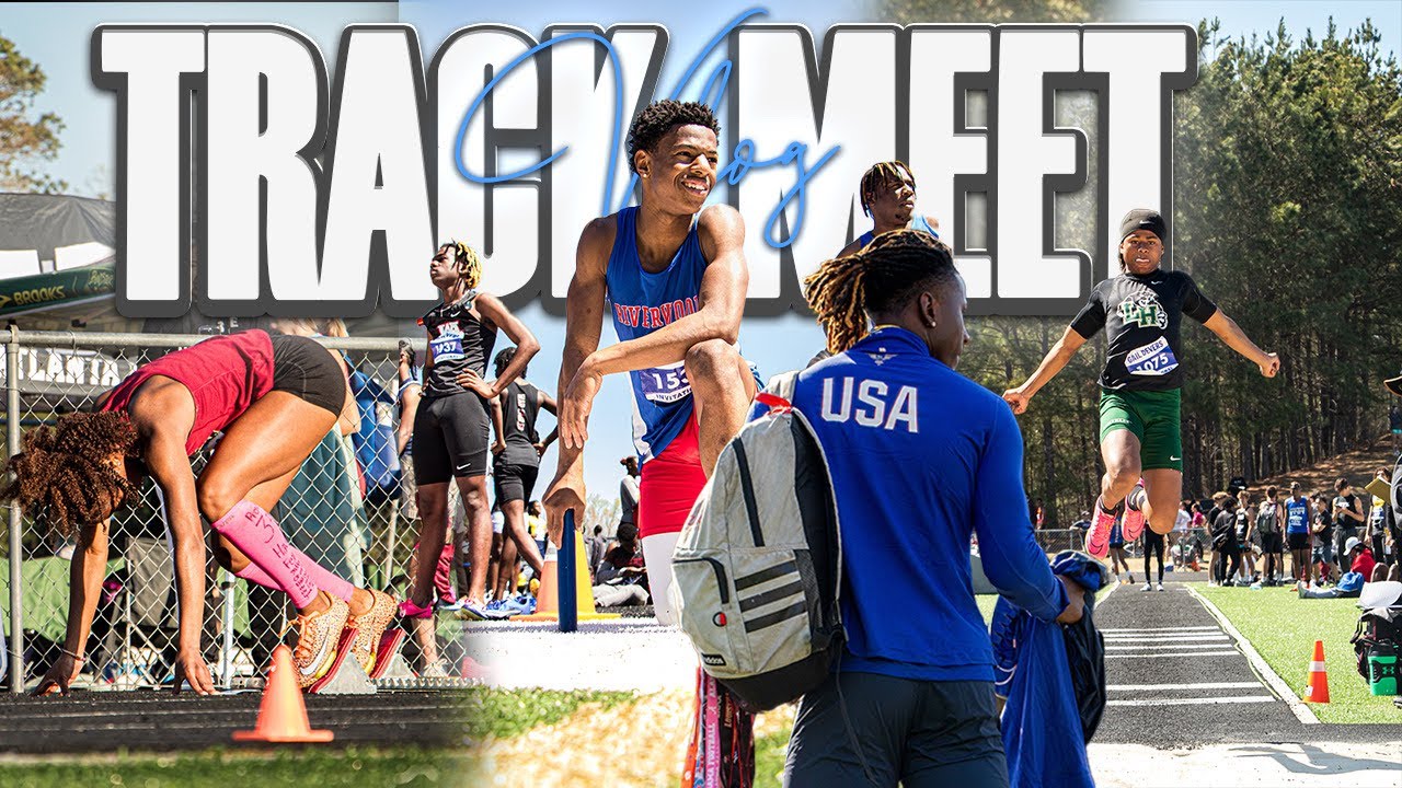 HIGH SCHOOL TRACK MEET VLOG | WITNESSED THE FASTEST 4X100 IN THE USA!?