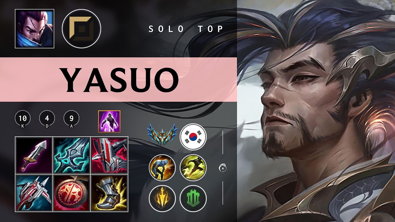 Yasuo Top vs Gwen - KR Challenger Patch 26.04