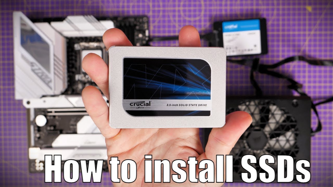 Как установить 2,5-дюймовый SSD и настроить его в Windows (на примере Crucial MX500 и BX500)