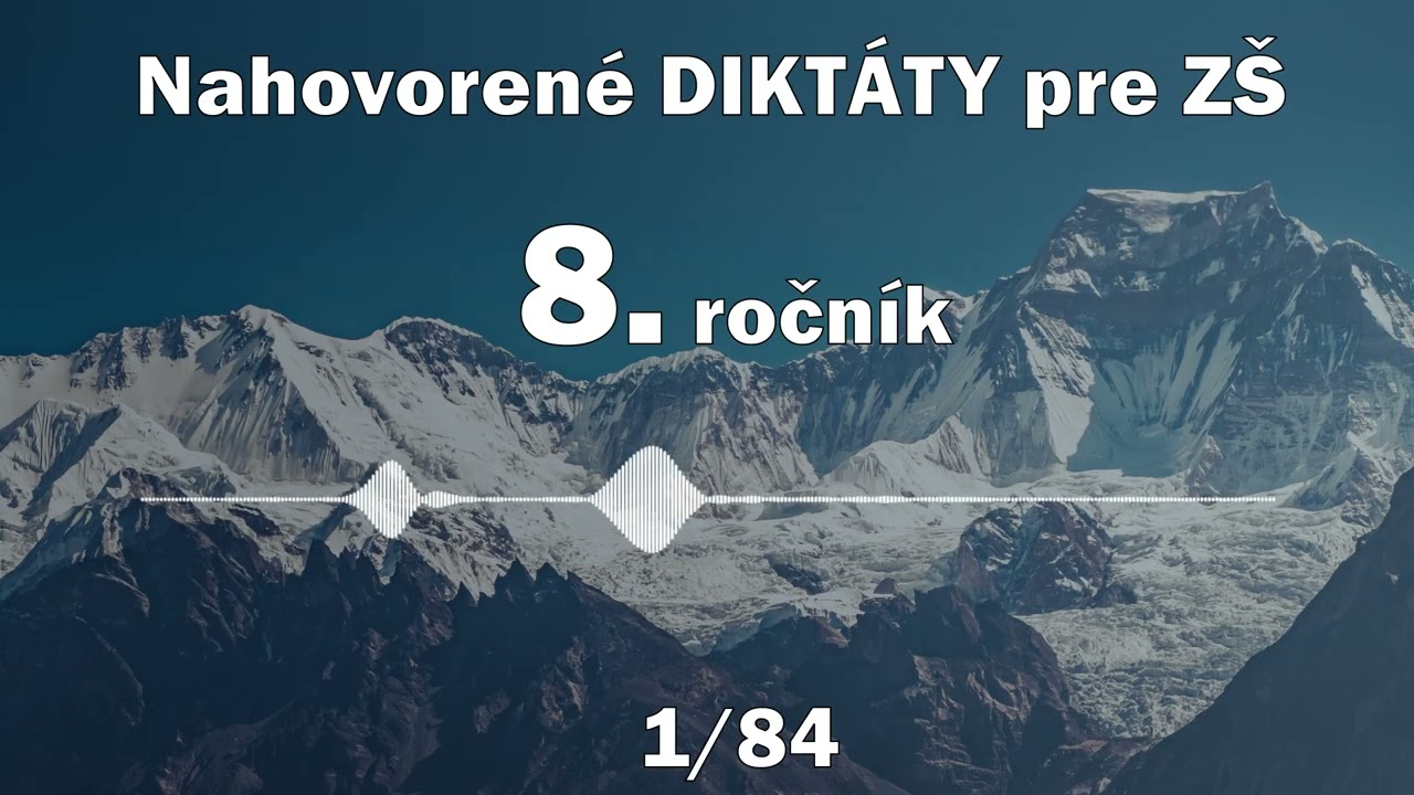 Diktát č. 1 - písanie i/y, í/ý v koreni cudzích slov (pre 8. ročník ZŠ)