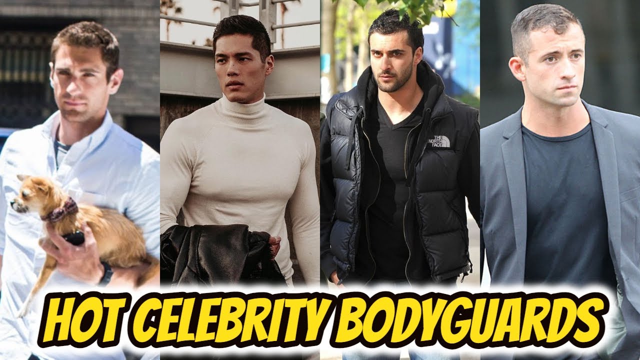 Most Hot Celebrity Bodyguards | 8 Celebrities Who Have VERY Attractive Bodyguards