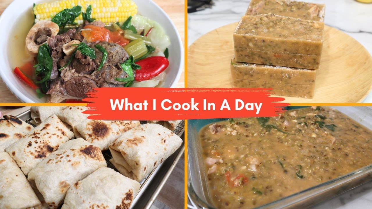 what I cook & eat on my day off | soup recipes * freezer meals * how to meal prep