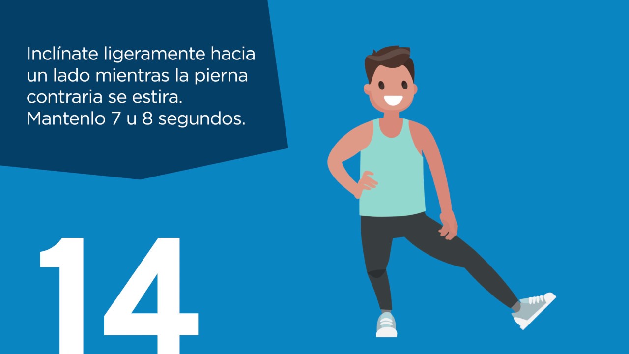 Estiramientos en el puesto de trabajo