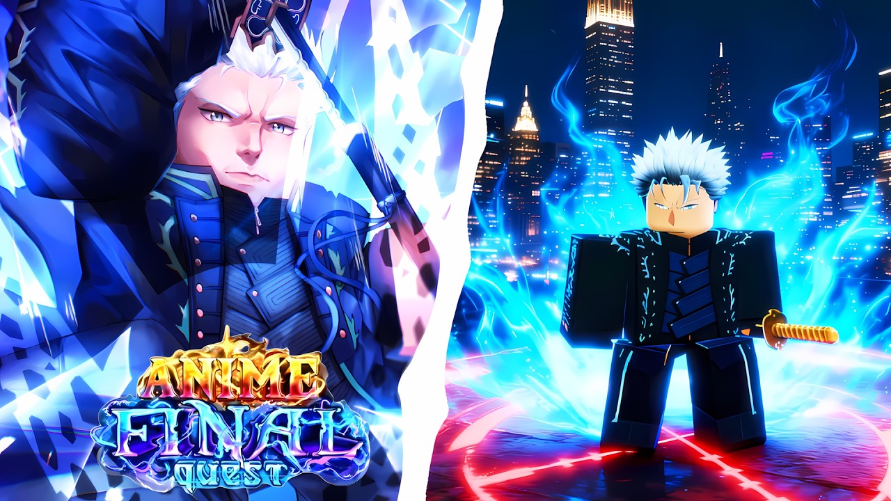 Как стать Вергилом и получить его оружие Ямато с 0,1% шансом выпадения в Roblox Anime Final Quest
