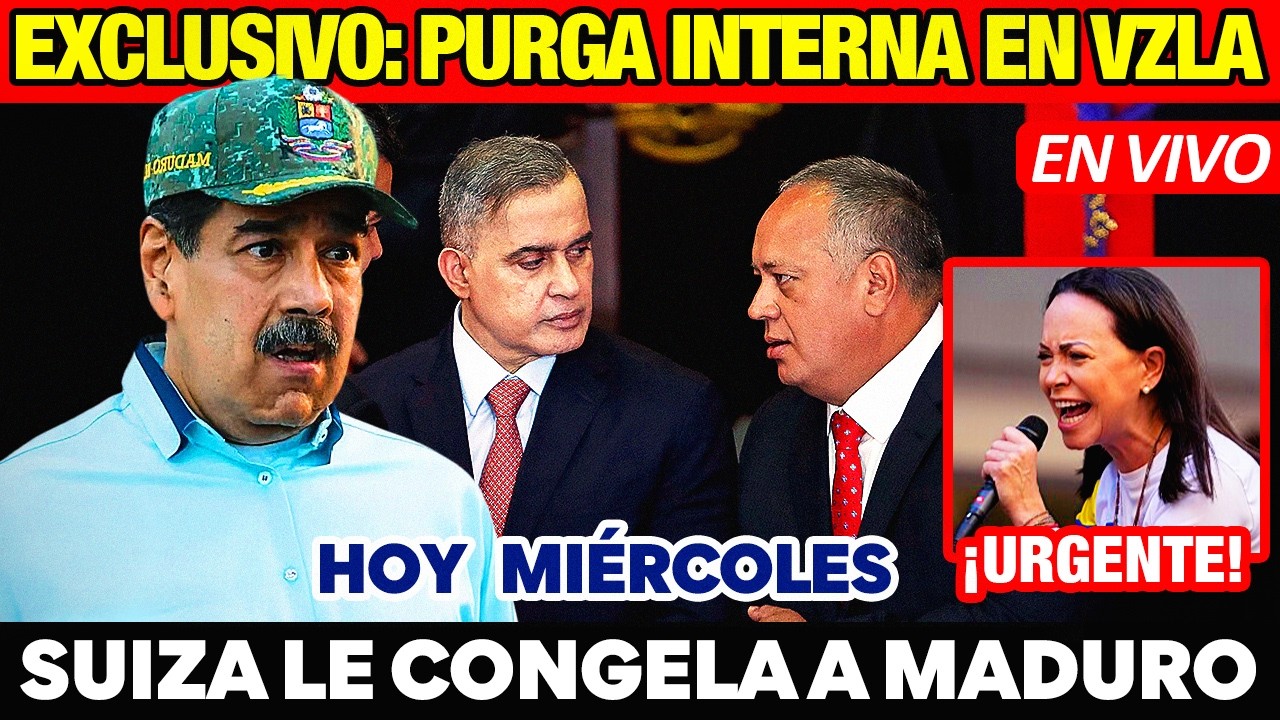 ATENCIÓN VZLA 🚨 SUIZA CONGELA 880 MILLONES A MADURO 🔴 PURGA INTERNA GENERA ALERTA EN LA CÚPULA