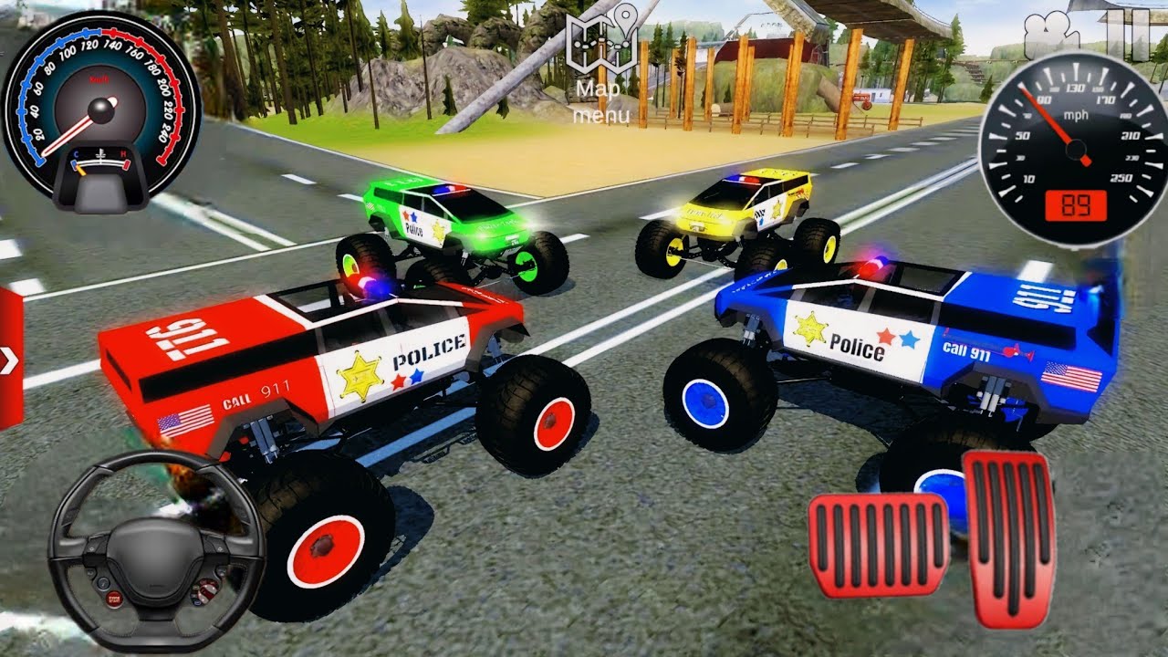 Impossible Tesla Cyber Trucks Extreme Stunts Driving Simulator - Android Ios Gameplay 