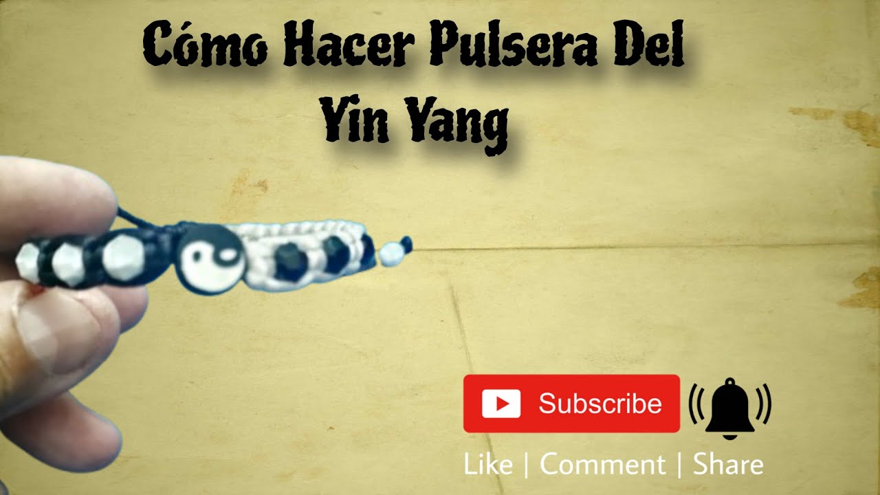 Como Hacer Pulsera Con el Símbolo Del Yin Yang