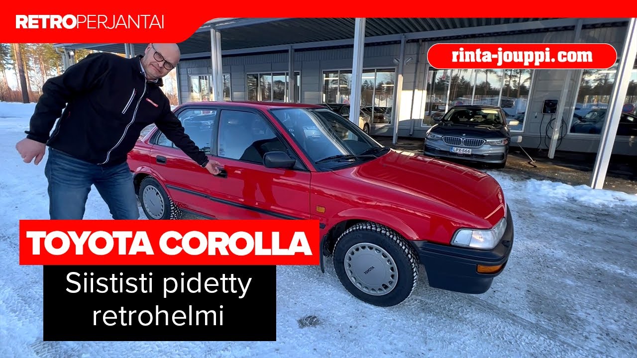 RETROPERJANTAI: Toyota Corolla vm. 1989