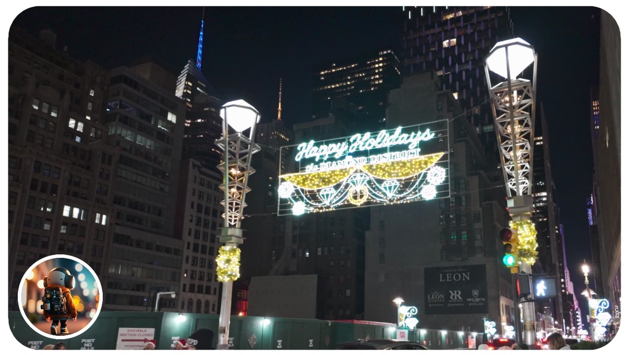[4K] Saks Fifth Avenue Holiday Light Show (2025)