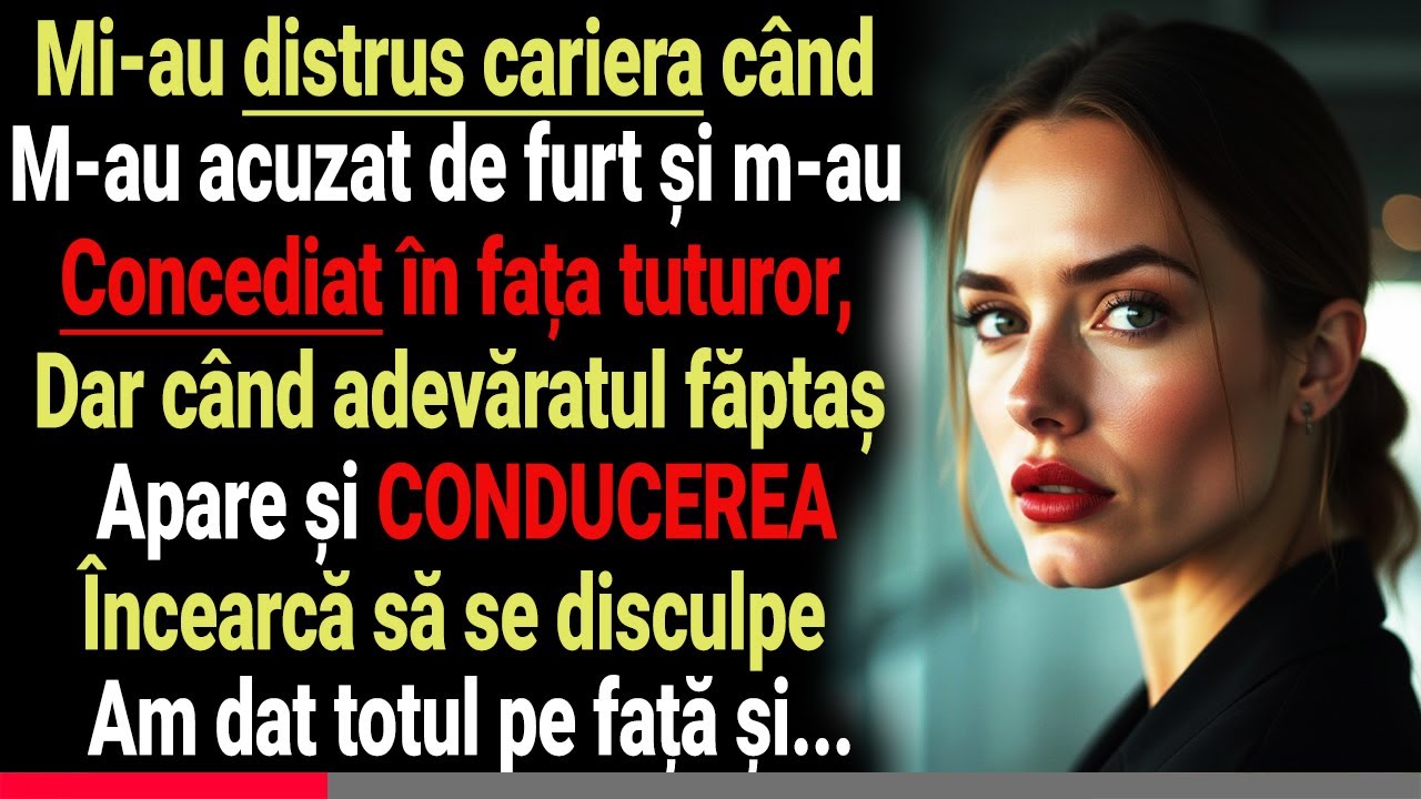 M-au acuzat de furt și m-au concediat în fața tuturor, dar când adevărul a ieșit la iveală, am ...